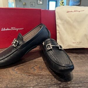 Salvatore Ferragamo Men's Black Loafers